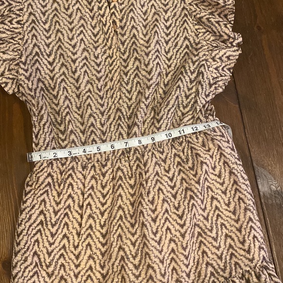 Joie Krystina C Dress in Melon Silk Cotton Blend. Size Medium - Picture 6 of 8